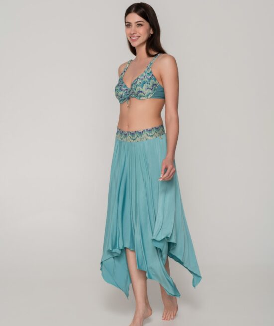 Opal 94210 dress skirt & 94202 balconette blue front