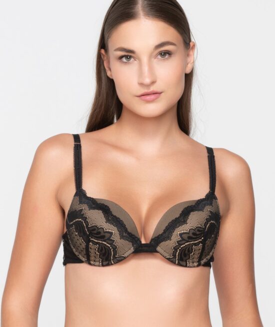 Jolie 16200 push up black close cut