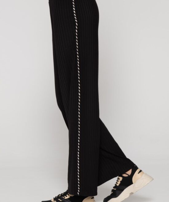 Elevated 8064 wide leg pants black side